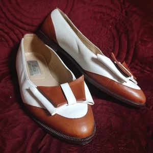 1980s Bertie Two Tone Flats